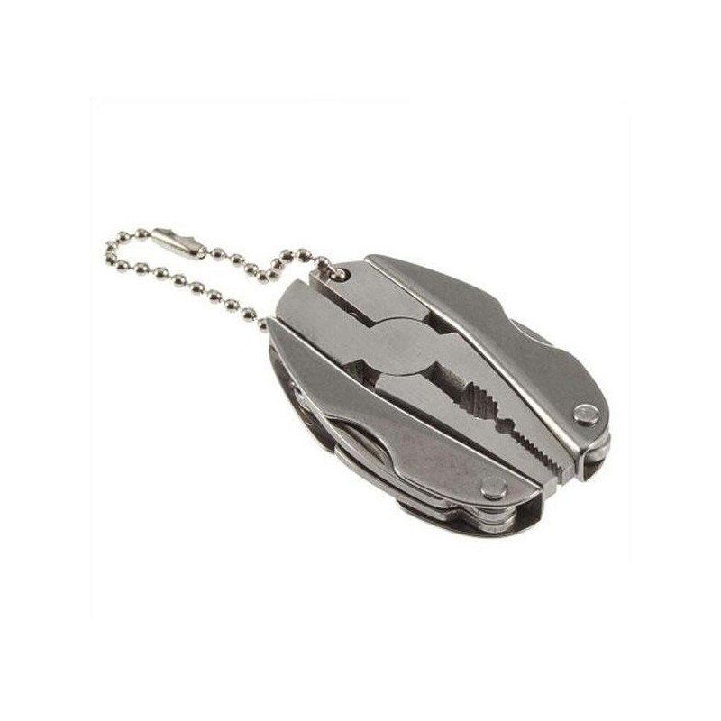 Round Multi Tool Pliers Keychain