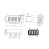 Quad Alphanumeric Display - 17 Segment LEDs