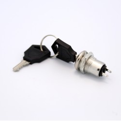 Panel Mount Key Switch with 2 Keys