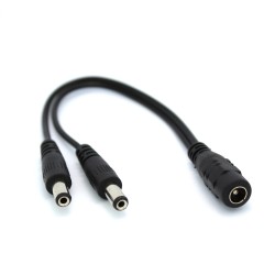 DC Power Cable Splitter 5.5x2.1mm