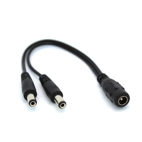 DC Power Cable Splitter 5.5x2.1mm