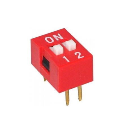 2 Pin DIP Switch (Breadboard & Perfboard Compatible)