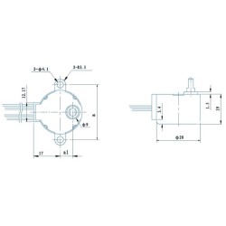 Stepper Motor 12V 32mA