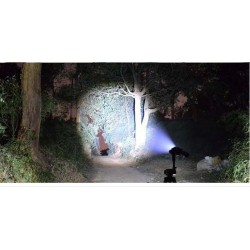 Zoomable Tactical Flashlight 2000 Lumens
