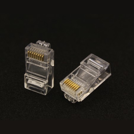 RJ45 Connector for Network Cables (2 pack)