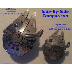 Iconx Large Millenium Falcon Steel Model