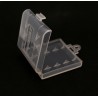 Plastic AA Battery Case