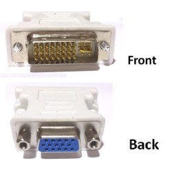 Male DVI to Female VGA Adapter