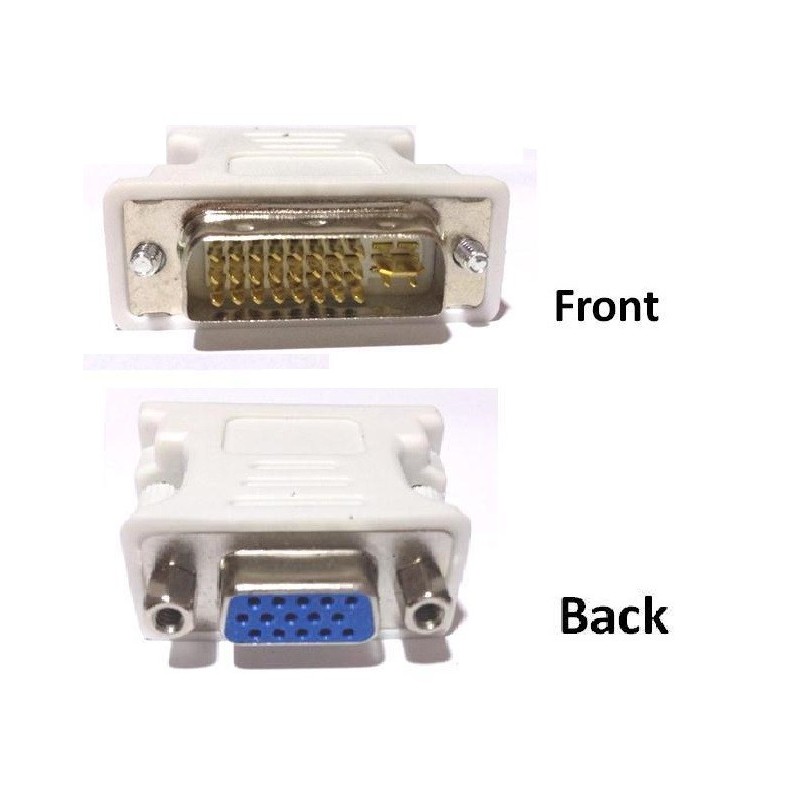 Male DVI to Female VGA Adapter