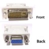 Male DVI to Female VGA Adapter