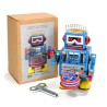 Drumming Tin Robot