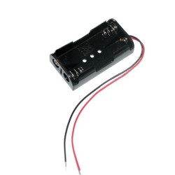 2 AA Battery Holder with Wires