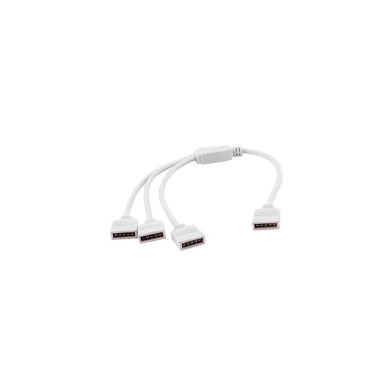 Female 1 to 3 4P RGB LED Strip Splitter Cable