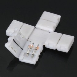 4 Way 2 Pin LED Strip Coupler