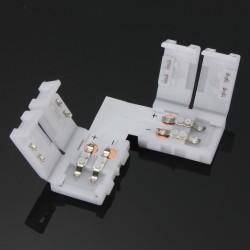 Right Angle 2 Pin LED Strip Coupler