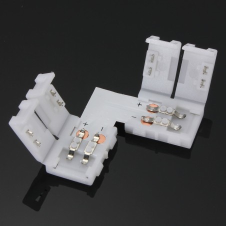 Right Angle 2 Pin LED Strip Coupler