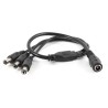 3 way DC Power Cable Splitter 5.5x2.1mm