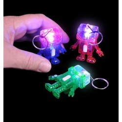 Light Up Robot Keychain