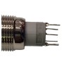 Metal Pushbutton - Latching 18mm Blue
