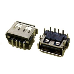 Female USB Port Solder Connector Type A