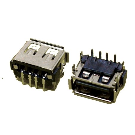 Female USB Port Solder Connector Type A