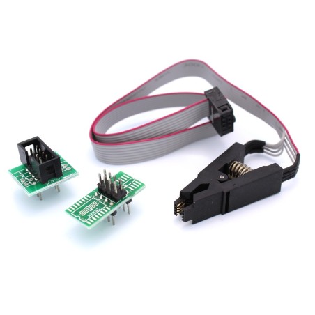 SOIC8 SOP8 Test Clip with Wires and Breakout Boards