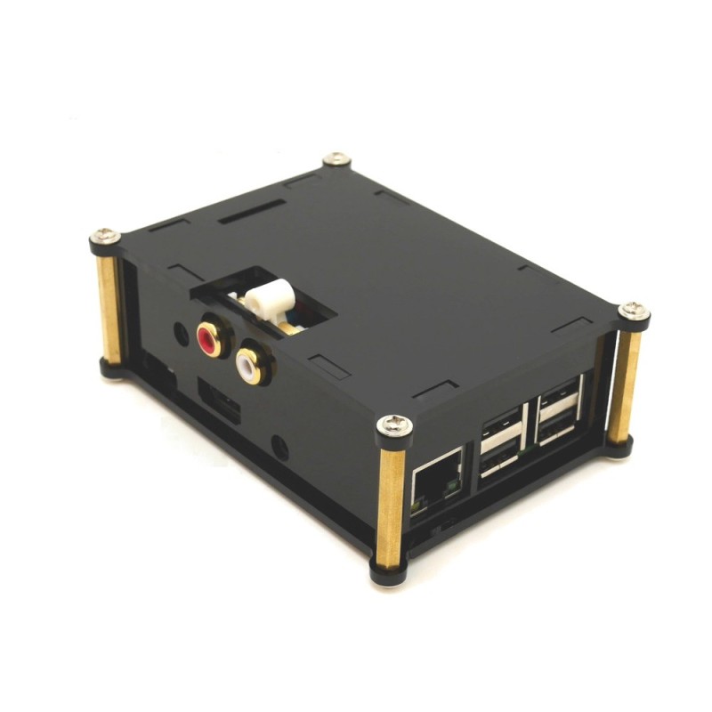 Raspberry Pi + DAC Hifi Audio Hat Case 