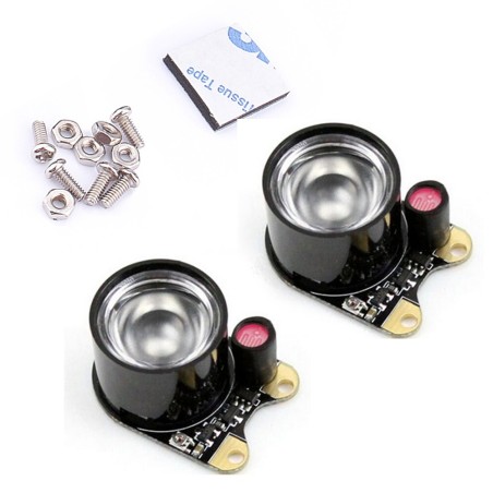 Infrared LED Attachments for Raspberry Pi NoIR Camera (2 pack)