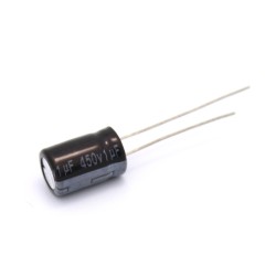 1uF 450V Electrolytic Capacitor