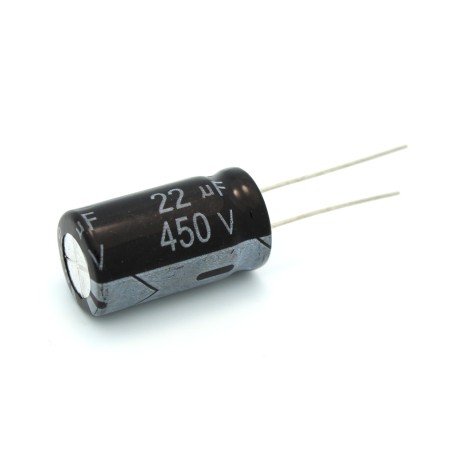 22uF 450V Electrolytic Capacitor