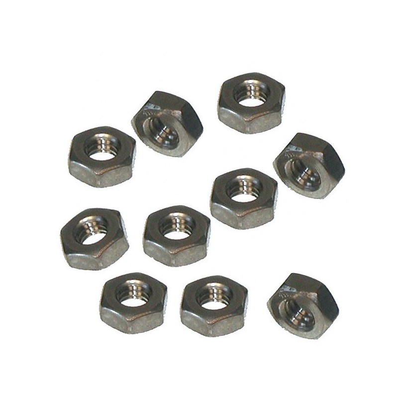 6-32 x 5/16" x 7/64" Hex Machine Screw Nuts (10pk)
