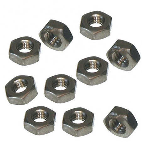 6-32 x 5/16" x 7/64" Hex Machine Screw Nuts (10pk)