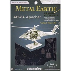 Metal Earth AH64 Apache Helicopter