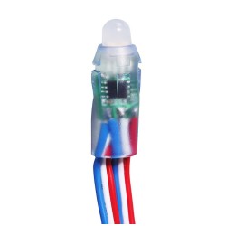 Programmable Christmas Lights: Diffused RGB LED Pixels (Strand of 50) WS2811 