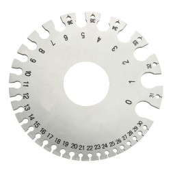 Round Wire Gauge Measuring Tool