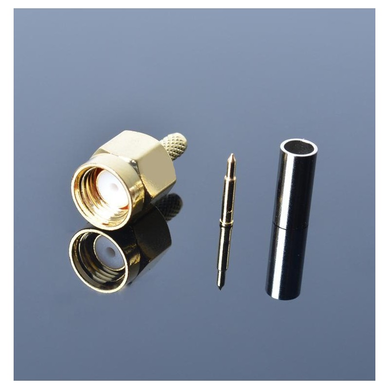 Male SMA Crimp Connector