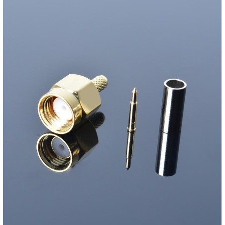 Male SMA Crimp Connector