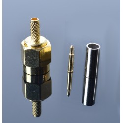 Male SMA Crimp Connector