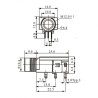 1/4" (6.35mm) Stereo PCB Mount Audio Jack