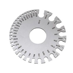 Round Wire Gauge Measuring Tool
