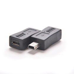 Micro USB Female to Mini USB Male