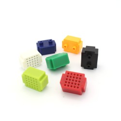 Tiny Lego-compatible 25 Tie Point Breadboard Set