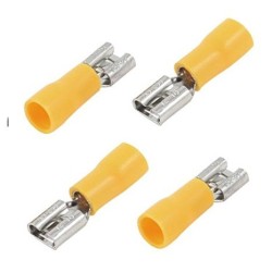 Yellow Terminal Disconnect- Female (4pk)