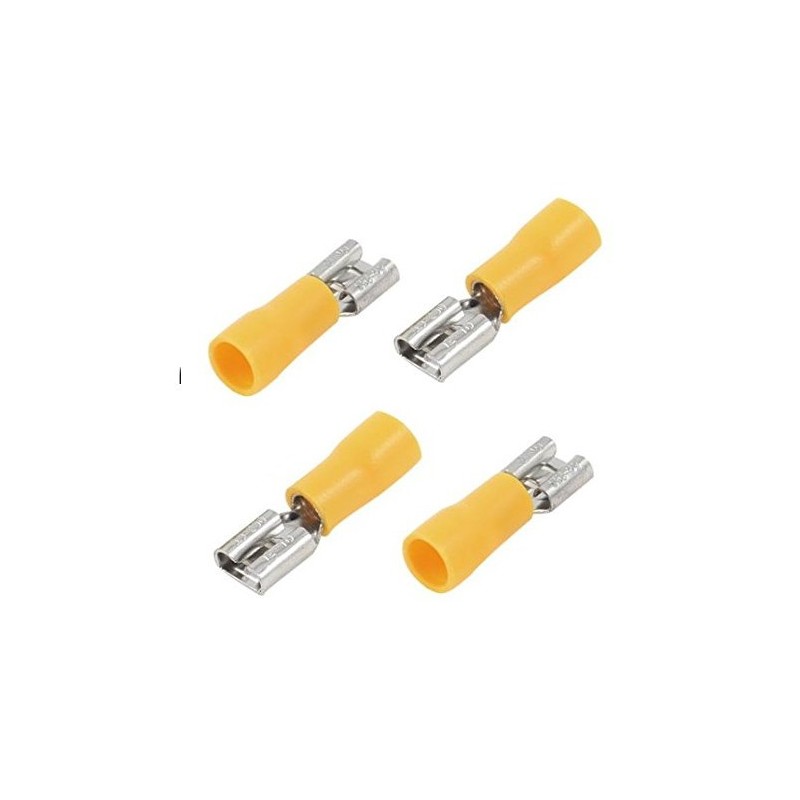 Yellow Terminal Disconnect- Female (4pk)