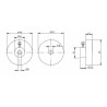 Nema 23 8mm Stepper Motor Handwheel