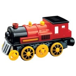 Red Motorized Train Engine