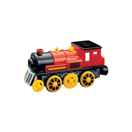 Red Motorized Train Engine