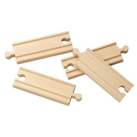 4" Straight Train Tracks 