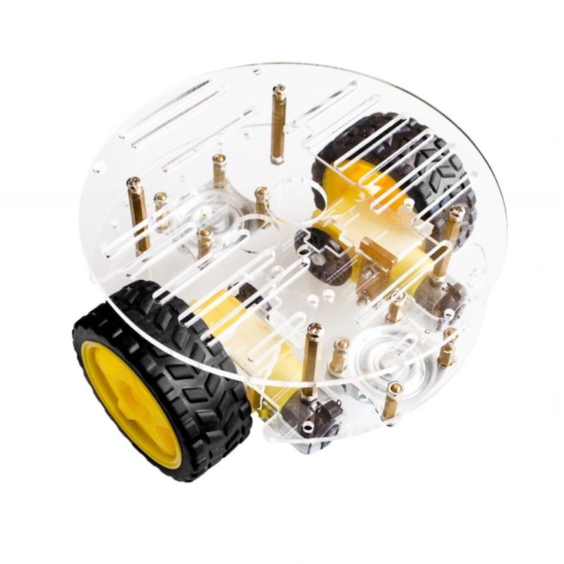 Round Robot Chassis Kit (Arduino & Raspberry Pi Compatile)