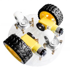 Round Robot Chassis Kit (Arduino & Raspberry Pi Compatile)